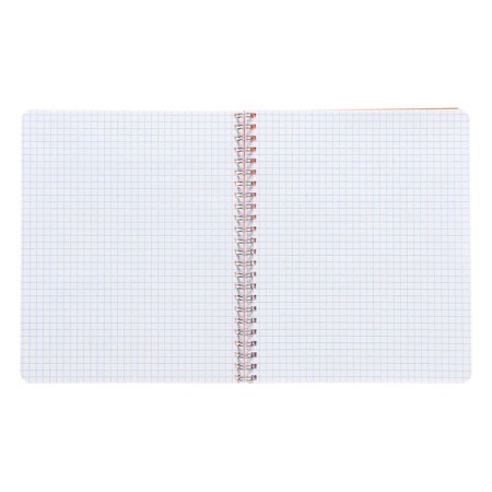 Notebook on the crest A5 48 sheets in the Calligrata cell orange, plastic cover, offset unit-1