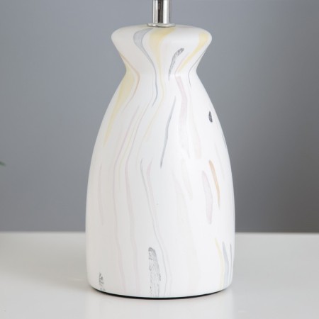 Lena table lamp E14 40W white 22.5x22.5x37 cm Risalux-3