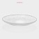 Glass plate "East", d = 15 cm, the color is transparent