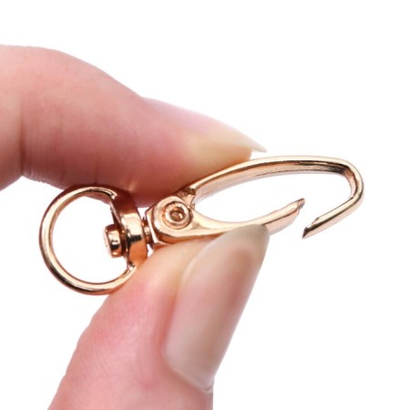 Metal carbine, 36 × 12 mm / 9.5 × 1.4 mm, 5 pcs, gold color-2