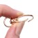 Metal carbine, 36 × 12 mm / 9.5 × 1.4 mm, 5 pcs, gold color