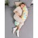 Pregnant Amarobaby pillow "Gray Star", size 25x170 cm