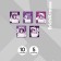 Notebook of 12 sheets in the Erichkrause Space Anime line, covered Cardboard, OFSET block, 5V, mix