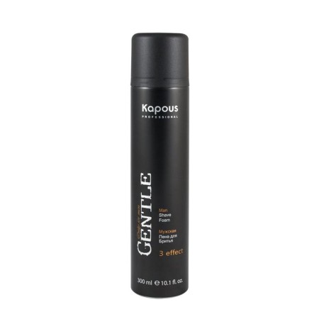 Male shaving foam Kapous Gentlemen 3 Effect, 300 ml