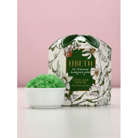 Bath salt "Blow every day!", 300 g, aroma Garden Pear