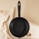Aluminum pan with high side SL Home, D = 24 cm, h = 6.3 cm, anti -stick coating, induction, black color