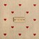 Fabric for patchwork cap "Heartbread", 50 x 50 cm