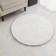Plush mat Sofi de Marko, size 100x100 cm, color gray color