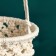 Suspended Kashpo - Macrame "Moon" 15x15x12cm