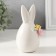 Souvenir Ceramics "Bunny Puffy Puff with a bouquet" 6.6x6.3x11.9 cm