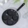 Sleep pan for Oladiy "Quartet", 41 × 24 × 2.5 cm, plastic handle, black color