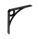 Decor bracket, 145x145, 2 pcs, black color