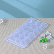 Form for ice, 22 × 11 × 2 cm, 18 cells, color mix