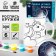 Lunar painting mugs "Shine" magical unicorn 300 ml
