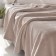 Sofia blanket, size 160x220 cm, beige color