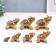 Polystone souvenir "Seven Elephants of Popon with pearls" H-10.5; 9.5; 8; 7.5; 6.5; 6; 5 cm