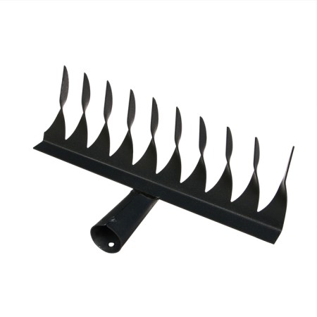 Robble straight, twisted tooth, 10 tooths, metal, tiles 28 mm, without cuttings, mix-1