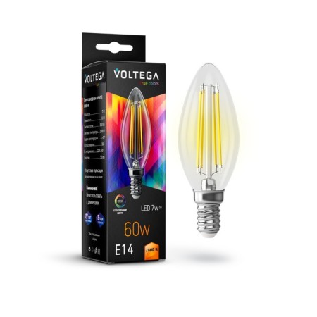 VOLTEGA 7152, 7W, 9.8x10 cm lamp, E14, 540LM, 2800K, PROPRAPTIC NOT