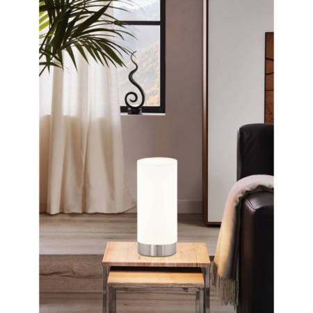 Damasco 1, 1x60W E27 table lamp, Nickel color-1
