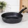 Frying pan “Granite Star”, D = 28 cm, plastic handle, anti -stick coating, black color