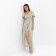 Women's dress Midy Mist Flower, green. R.44