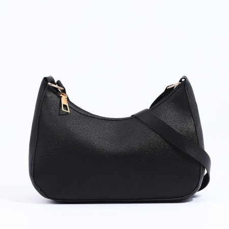 Bag-baget with a zipper, black color
