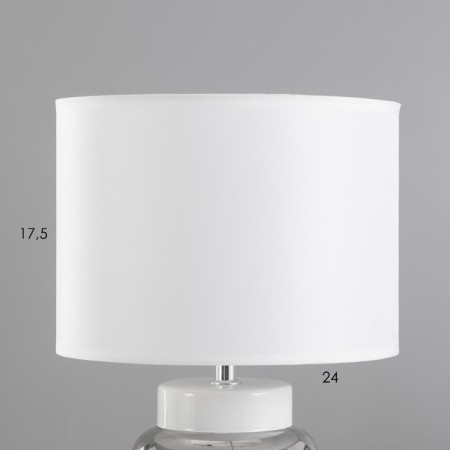Board lamp "Landi" E27 40W Belo-chromium 25x25x46.5 cm Risalux-3