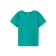 Baby T -shirt with a lowered shoulder, green color, height 116 cm