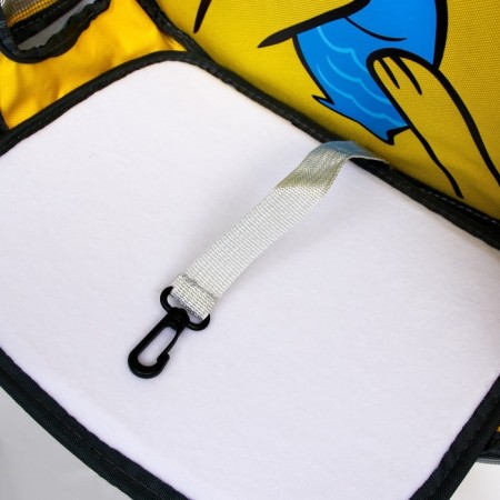 A backpack for carrying animals "cat", transparent, 34 x 25 x 40 cm, yellow-7