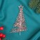 Jewelry decoration "The Christmas tree shine" 14x8 cm, pink