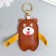 Trick to the leatherette to the pocket "Bear Bear" 9x5.7 cm
