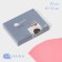 Savanna color linen washing plates, 30 pieces, pink color