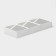 Griten cutlery tray, with silicone insert, 3 sections, 39 × 15 × 5 cm, white color