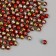 Decor for creativity Plastic "Ball with faces. Golden-pink" set 30 grams d = 0.6 cm