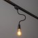 Trick Lamp "Snake" E27 40W Black 3.5x3.5x40cm