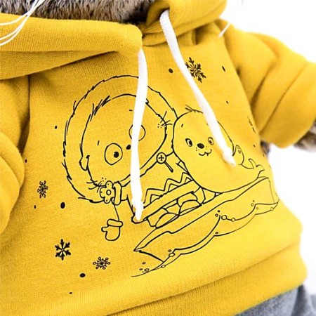 Soft toy "Basik" in a tracksuit, 19 cm-3