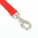 Two -layer leash with reinforced carbine, 3 m x 2 cm, red
