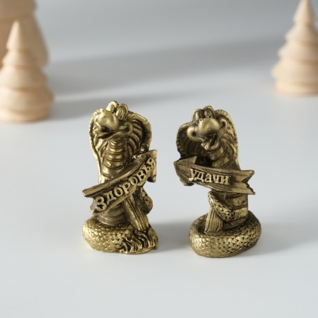 Souvenir Polystone "Snake with a wish" mix 2x3x6 cm