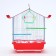 Poultry cell equipped BD-1/1D, 30 x 23 x 39 cm, red (packing 12 pcs)