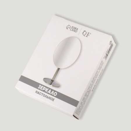 Mirror Nast Layer Knife Oval (1) Mirror 12.4*17.3/12.4*23*26cm b/took silver to/Cor QF-5
