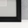 Photo frame Plastic "Gala" 30x40 cm, black (plastic screen)