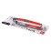 A universal trapezoidal knife 18mm, fixator, 3 pieces of spare blades, zinc-alloy, top