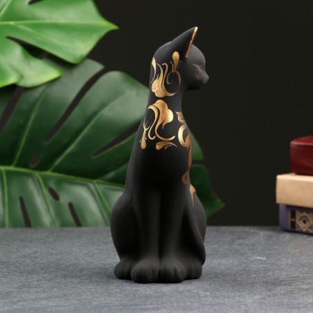 Figure "Cat eared" 7x8x19cm black-3