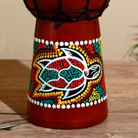 Souvenir musical instrument "Different drum -jambe" 13x13x24 cm, mix-25