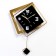 Wall clock, series: pendulum, "geometry", smooth move, 40 x 53 cm