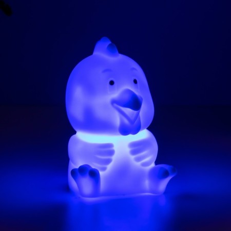 Nightnik "chicken" LED from batteries white 6x6x6 cm Risalux-3