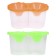 Double 300 ml glasses, “flashlights” Calligrata, neon mix