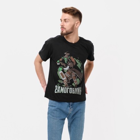Men's T -shirt "Samoblin" p. 52, black-4