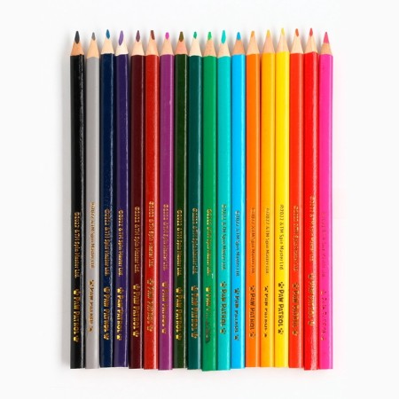 Colored pencils, 18 colors, trihedral, puppy patrol-8