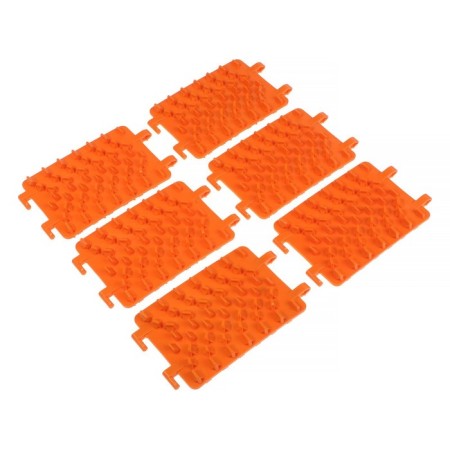 Antibux 13.5x19.5x3 cm, set 6 pcs, orange-1